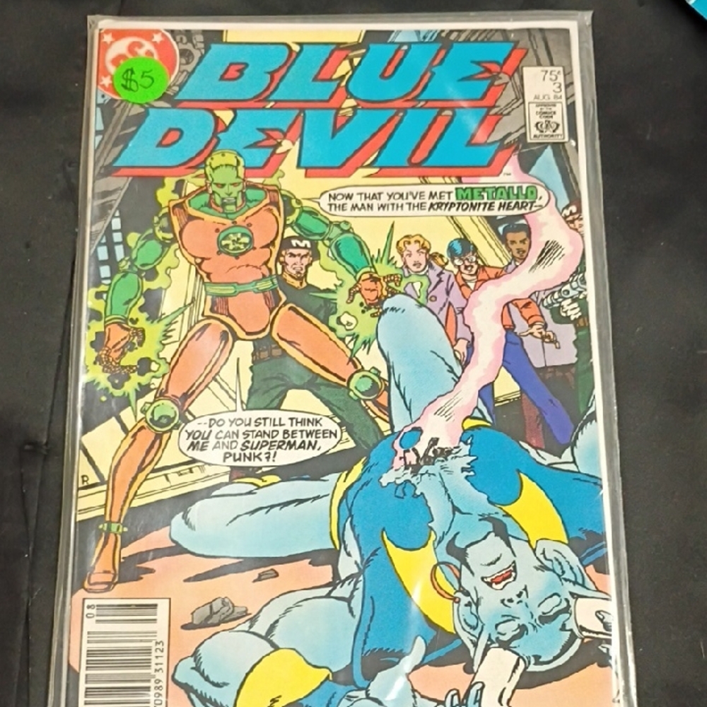 DC Comics Blue Devil Comic with Vibrant Colors